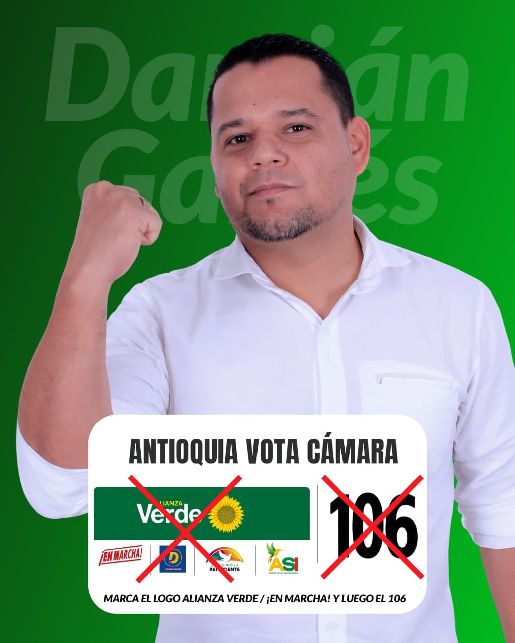 Damian Garcés Restrepo propone reconectar el Congreso con la Antioquia real desde la autonomía y el territorio